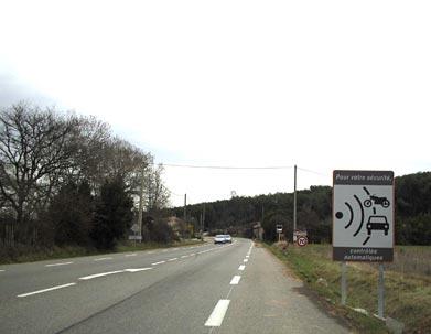 Photo du radar automatique de Rousset (D7n)